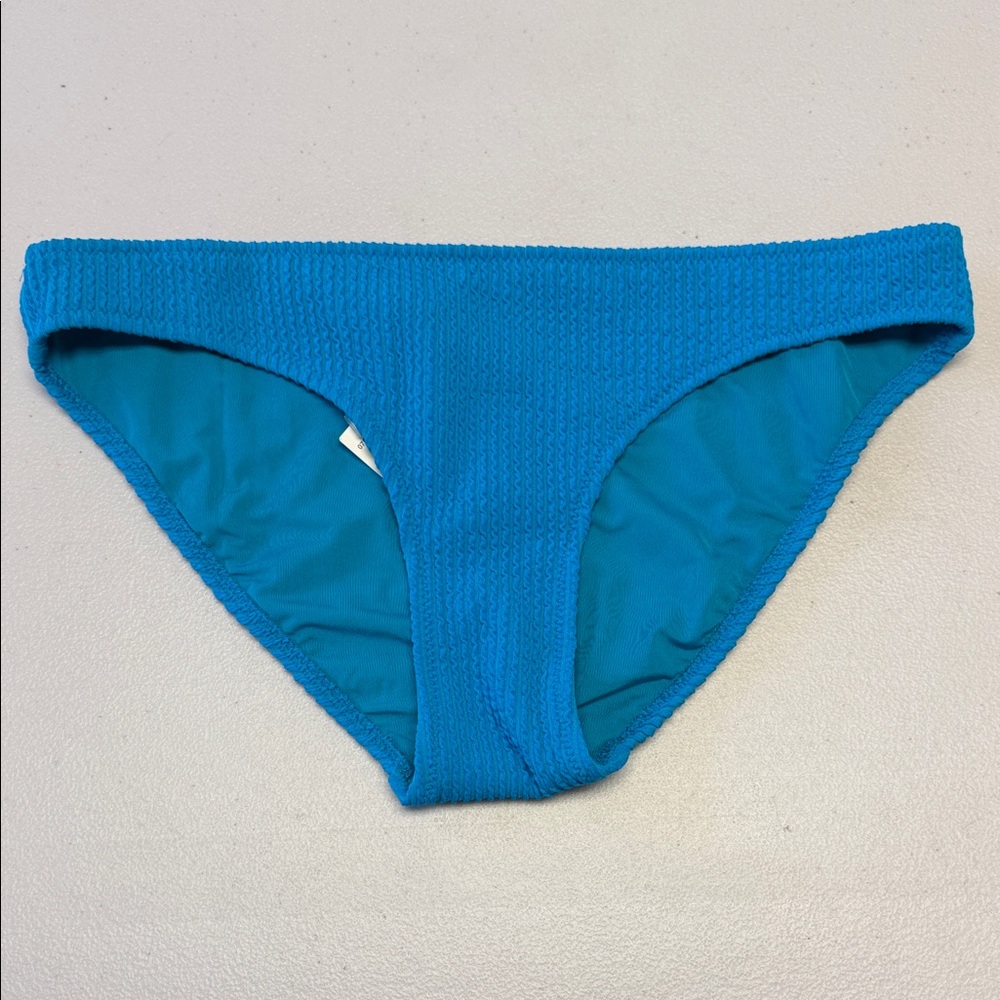 Women's Blue Bikini Bottom - Lightweight Swim Brief